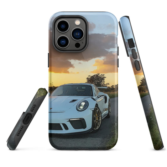 White GT3RS Sidewayz Life iPhone case