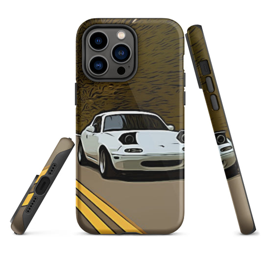 White Miata Sidewayz Life iPhone case