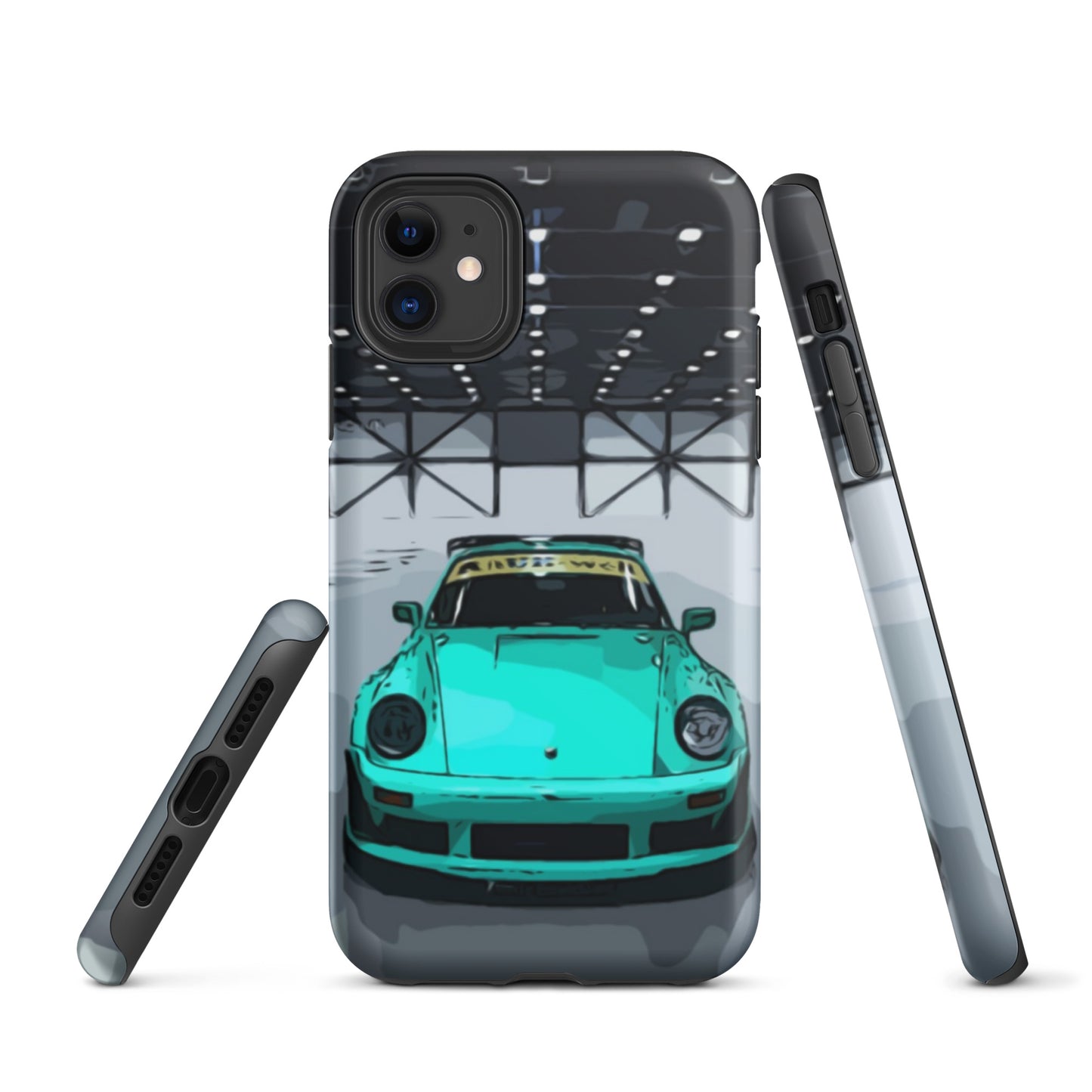 Blue RWB Porsche 911 iPhone Case