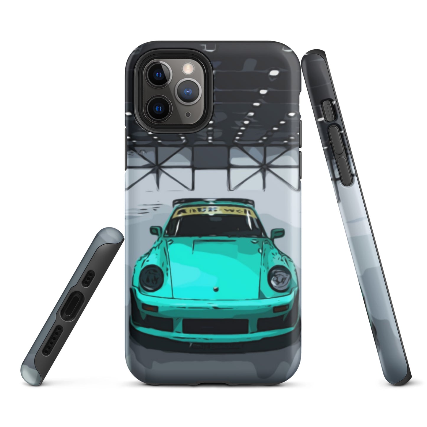 Blue RWB Porsche 911 iPhone Case