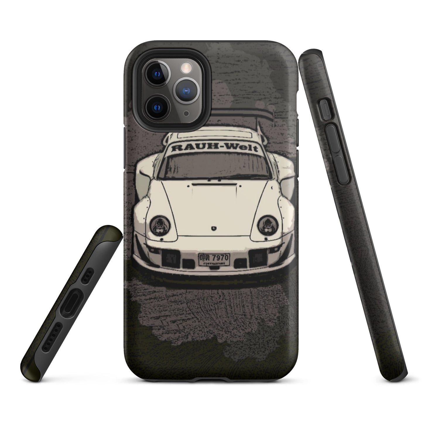 White RWB Porsche iPhone case