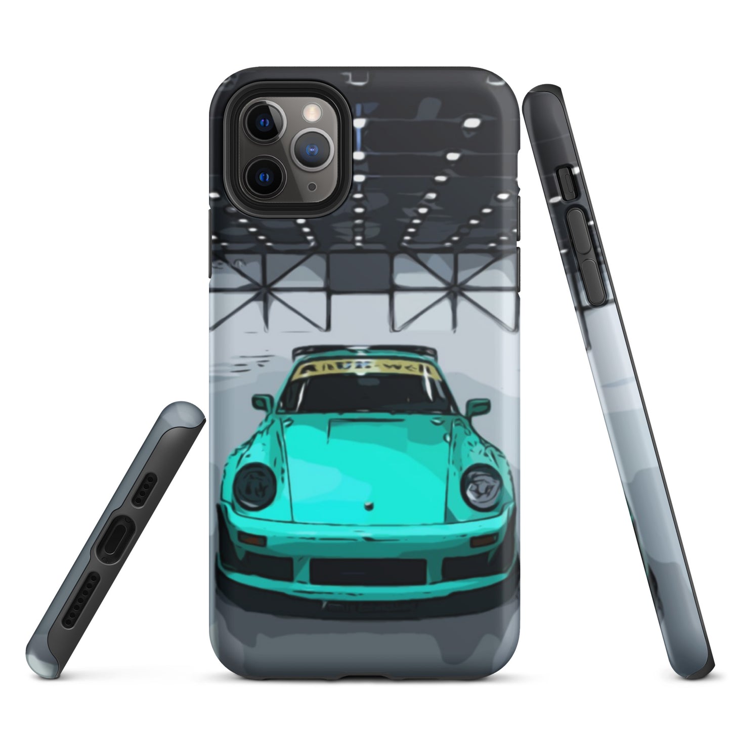 Blue RWB Porsche 911 iPhone Case