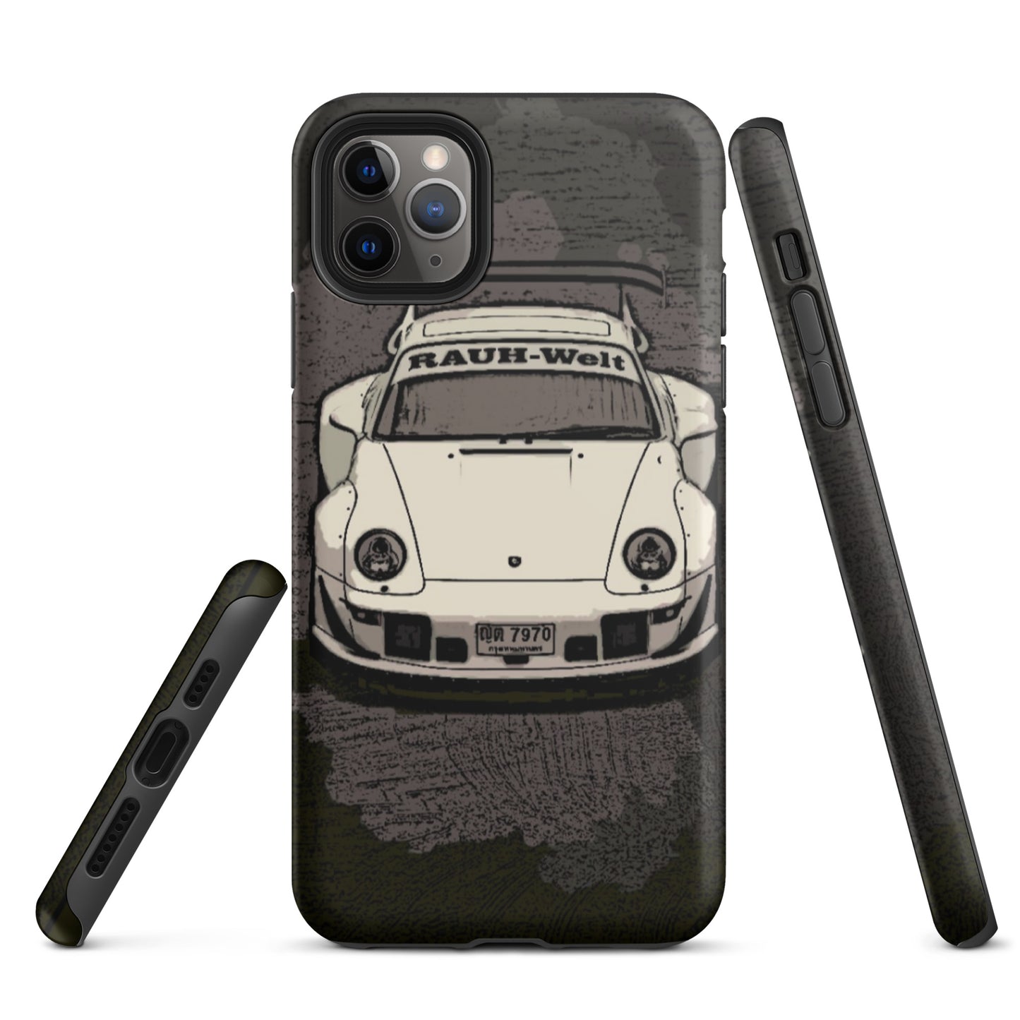 White RWB Porsche iPhone case