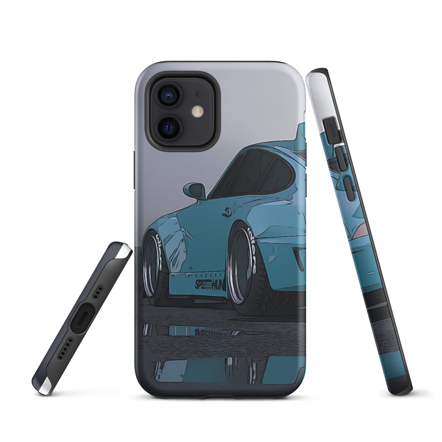 Blue RWB Porsche 911 iPhone case