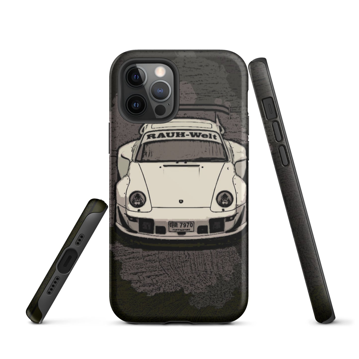 White RWB Porsche iPhone case