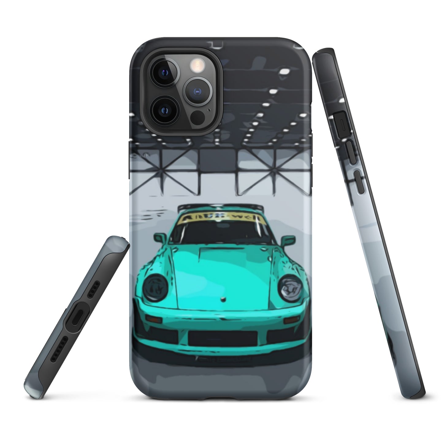 Blue RWB Porsche 911 iPhone Case