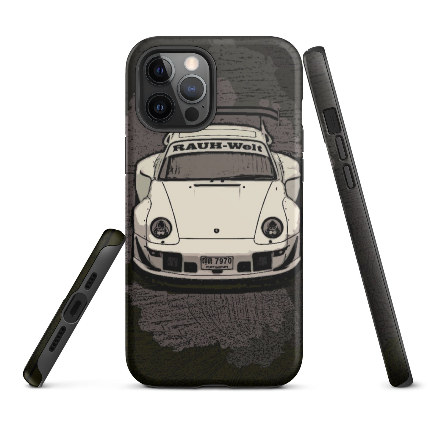 White RWB Porsche iPhone case