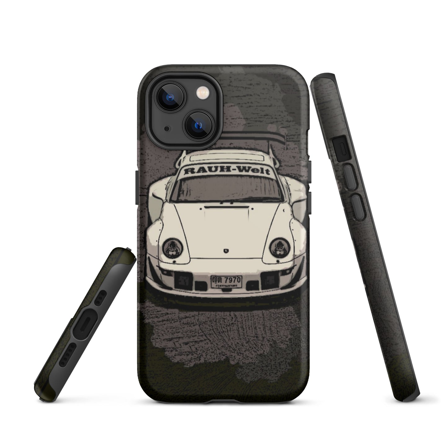 White RWB Porsche iPhone case