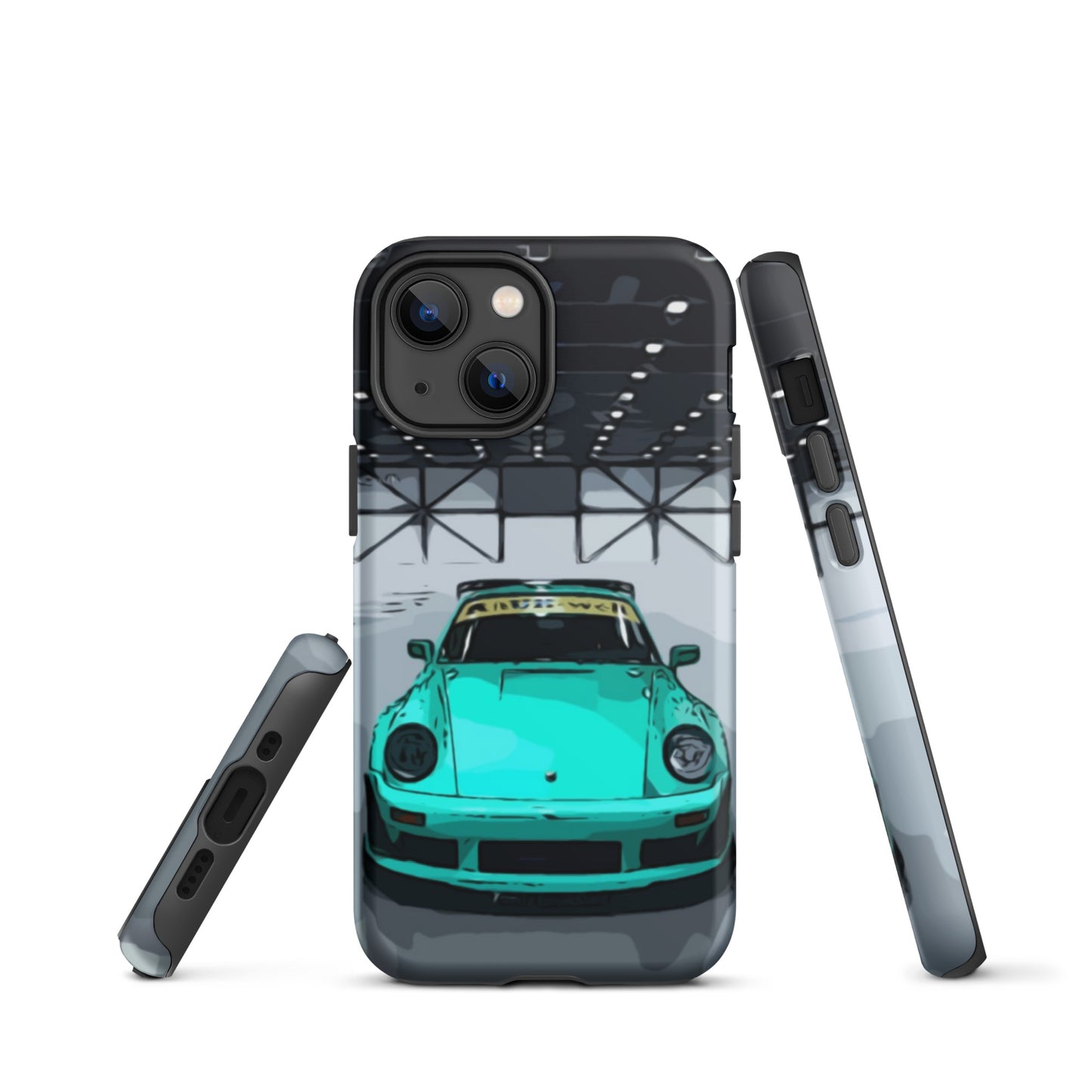 Blue RWB Porsche 911 iPhone Case