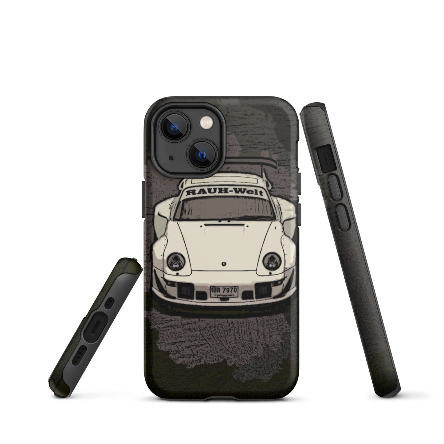 White RWB Porsche iPhone case