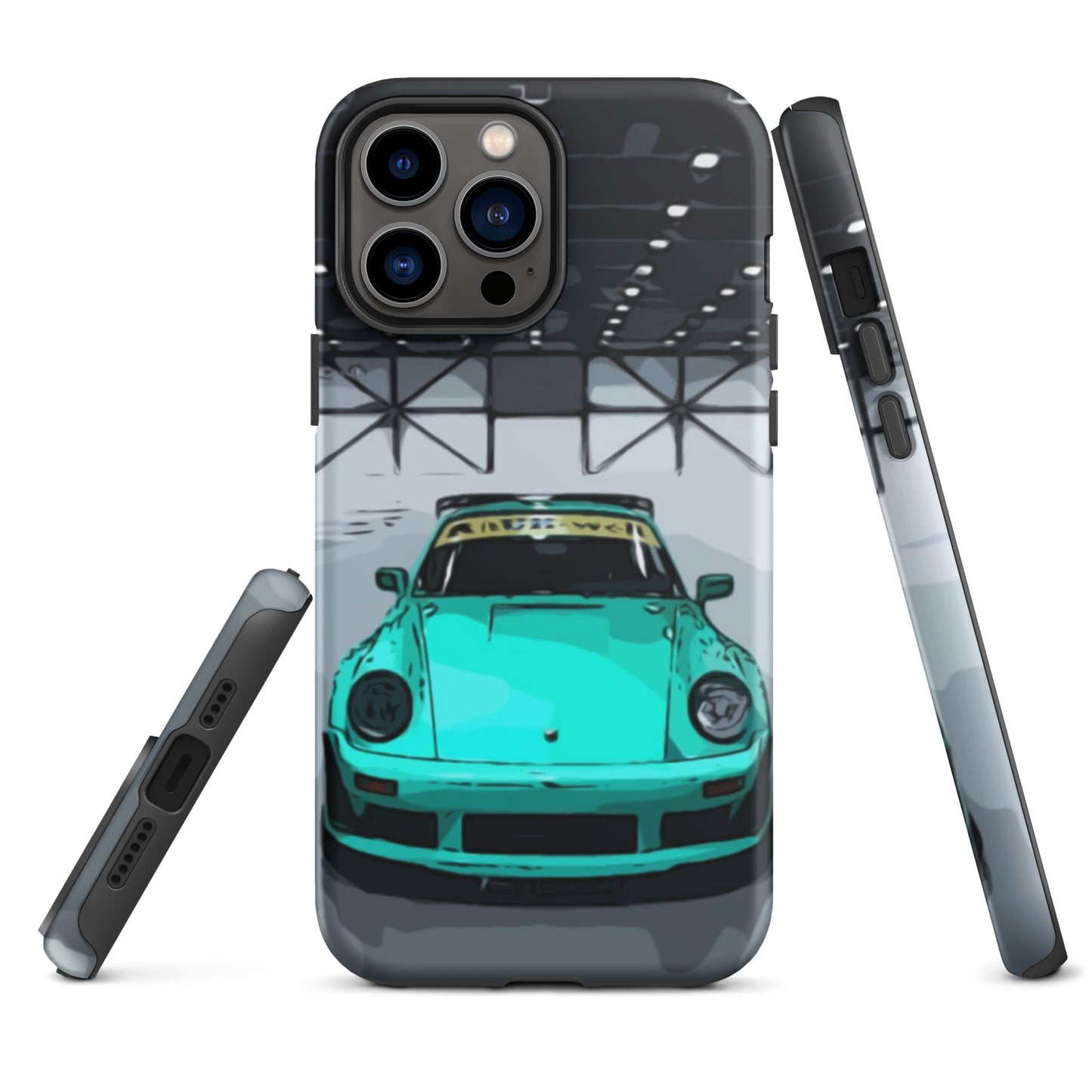 Blue RWB Porsche 911 iPhone Case