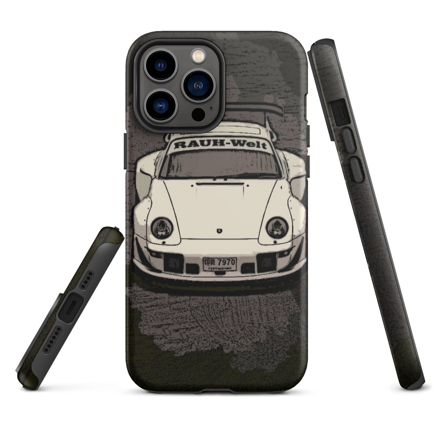 White RWB Porsche iPhone case