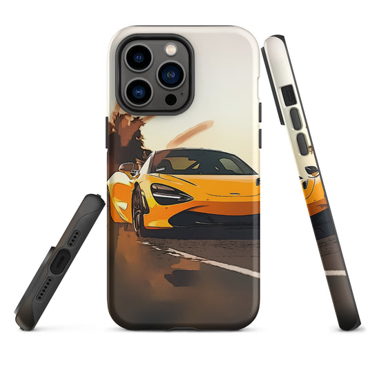 Yellow Mclaren Sidewayz Life iPhone case